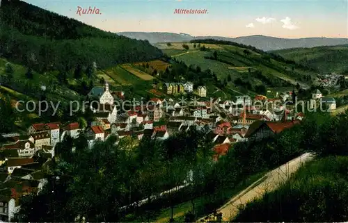 AK / Ansichtskarte Ruhla Mittelstadt Panorama Ruhla