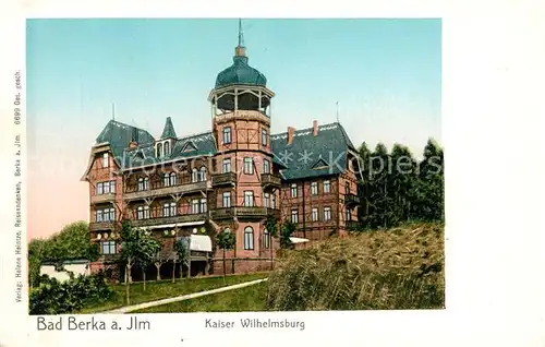 AK / Ansichtskarte Bad_Berka Kaiser Wilhelmsburg Bad_Berka