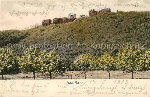 AK / Ansichtskarte Zabern_Saverne Burgruine Hohbarr Ruines du Chateau Haut Barr Zabern Saverne