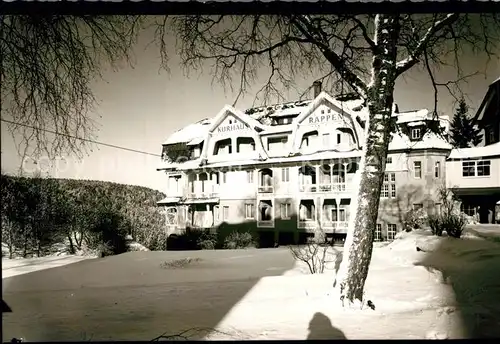 AK / Ansichtskarte Freudenstadt Hotel Rappenau Winterimpressionen Kurort im Schwarzwald Freudenstadt