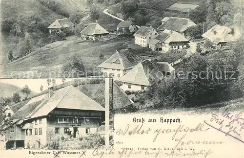 AK / Ansichtskarte Happach_Haeg Ehrsberg Gasthaus Engel Happach Haeg Ehrsberg