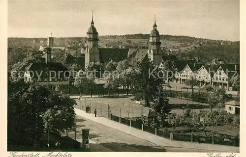 AK / Ansichtskarte Freudenstadt Marktplatz Freudenstadt