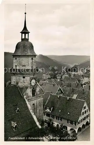 AK / Ansichtskarte Freudenstadt Turm der ev Kirche Freudenstadt