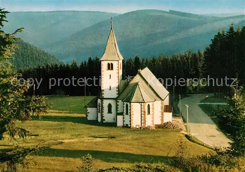 AK / Ansichtskarte Kniebis_Freudenstadt Schwarzwaldkirchlein Kniebis_Freudenstadt