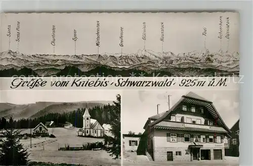 AK / Ansichtskarte Kniebis_Freudenstadt Gasthaus Pension zum Schwarzwald Kniebis_Freudenstadt