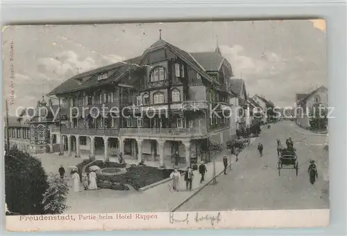 AK / Ansichtskarte Freudenstadt Hotel Rappen Freudenstadt