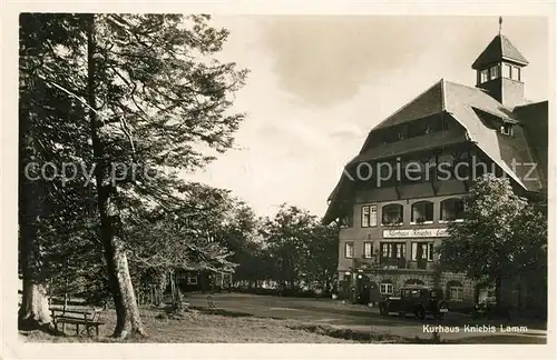 AK / Ansichtskarte Lamm_Kniebis Kurhaus Kniebis im Schwarzwald Lamm Kniebis