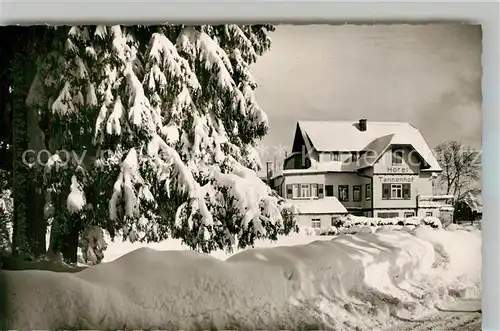 AK / Ansichtskarte Zwieselberg_Freudenstadt Hotel Tannenhof Winterimpressionen Kurort im Schwarzwald Zwieselberg_Freudenstadt