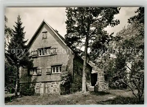 AK / Ansichtskarte Kniebis_Freudenstadt Huette des Akademischen Skiclubs Tuebingen im Schwarzwald Kniebis_Freudenstadt