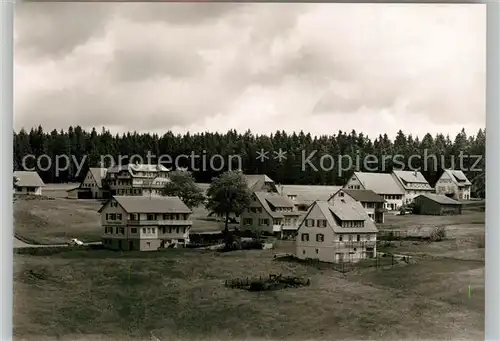 AK / Ansichtskarte Kniebis_Freudenstadt Teilansicht Hoehenluftkurort Schwarzwaldhochstrasse Kniebis_Freudenstadt