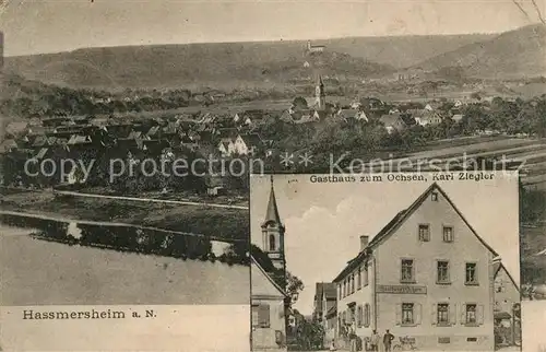 AK / Ansichtskarte Hassmersheim Gasthaus zum Ochsen Hassmersheim