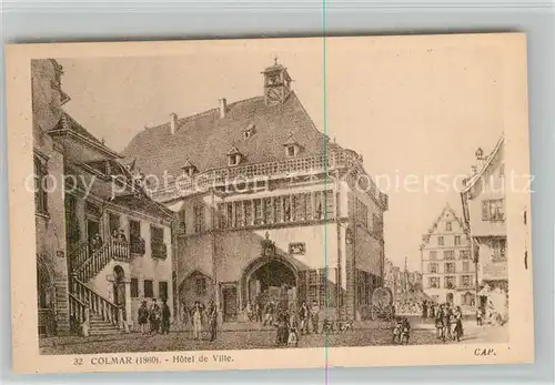 AK / Ansichtskarte Colmar_Haut_Rhin_Elsass Hotel de Ville Colmar_Haut_Rhin_Elsass