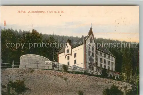 AK / Ansichtskarte Altenberg_Elsass Hotel Altenberg Altenberg Elsass