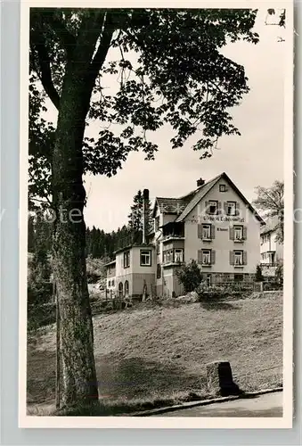 AK / Ansichtskarte Kniebis_Freudenstadt Pension B?ckerei Hauser Kurort Wintersportplatz im Schwarzwald Kniebis_Freudenstadt