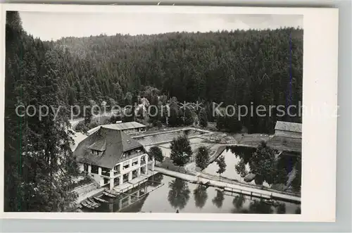 AK / Ansichtskarte Freudenstadt Kaffee Restaurant Langenwaldsee Kurort im Schwarzwald Freudenstadt