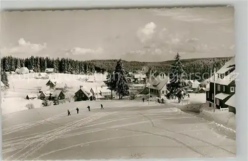 AK / Ansichtskarte Kniebis_Freudenstadt Winterpanorama Kurort Schwarzwaldhochstrasse Kniebis_Freudenstadt