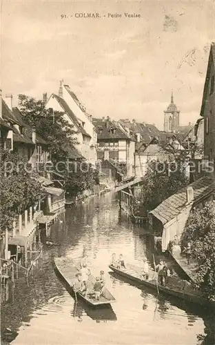 AK / Ansichtskarte Colmar_Haut_Rhin_Elsass Petite Venise Colmar_Haut_Rhin_Elsass