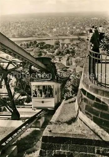 AK / Ansichtskarte Dresden Blick auf Loschwitz Seilbahn Dresden