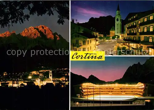 AK / Ansichtskarte Cortina_d_Ampezzo Olympia Eisstadion Cortina_d_Ampezzo