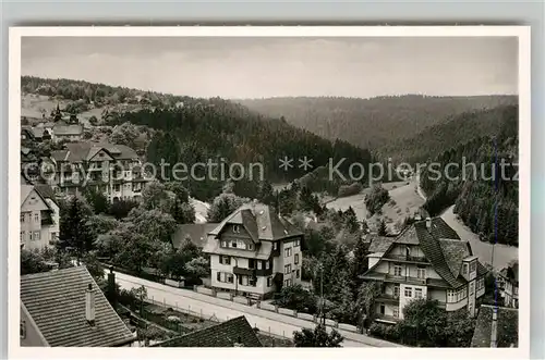 AK / Ansichtskarte Freudenstadt Panorama Blick ins Christophstal Schwarzwald Freudenstadt