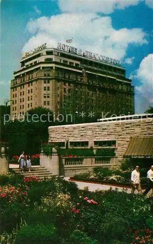 AK / Ansichtskarte Niagara_Falls_Ontario Rainbow Gardens and Hotel Niagara_Falls_Ontario