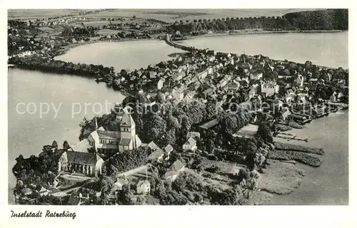 AK / Ansichtskarte Ratzeburg Fliegeraufnahme Inselstadt Ratzeburg