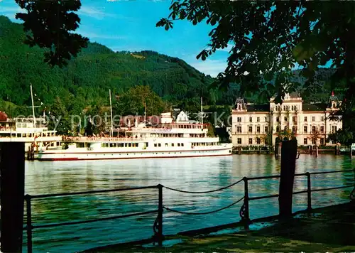 AK / Ansichtskarte Motorschiffe Bregenz Hafen  Motorschiffe