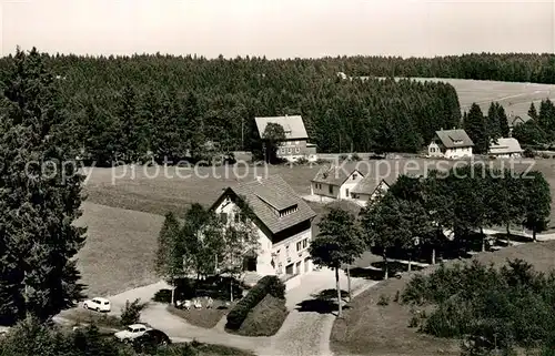 AK / Ansichtskarte Kniebis_Freudenstadt Restaurant Cafe Pension Waldeck Kurort im Schwarzwald Kniebis_Freudenstadt