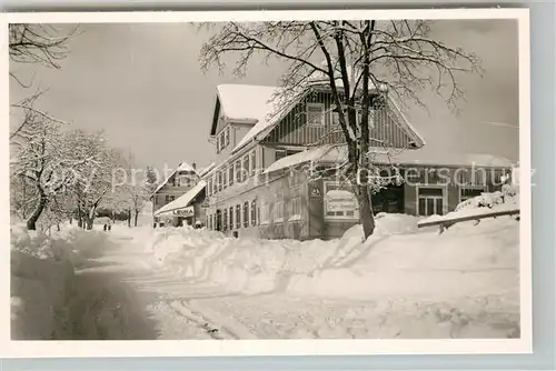 AK / Ansichtskarte Kniebis_Freudenstadt Gasthof Pension Ochsen Kurort Wintersportplatz Schwarzwald Kniebis_Freudenstadt