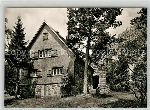 AK / Ansichtskarte Kniebis_Freudenstadt Huette des Akademischen Skiclubs Tuebingen im Schwarzwald Kniebis_Freudenstadt