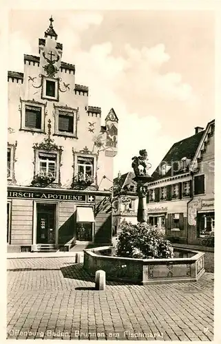 AK / Ansichtskarte Offenburg Brunnen am Fischmarkt  Offenburg