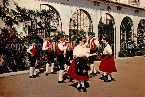 AK / Ansichtskarte Trachten_Portugal Tanz Bailarico Ribatejo Trachten Portugal