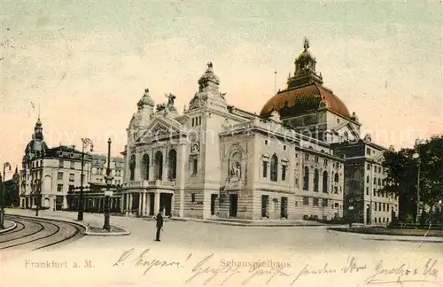 AK / Ansichtskarte Frankfurt_Main Schauspielhaus Frankfurt Main