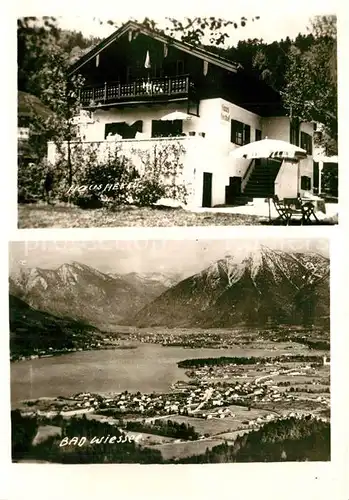 AK / Ansichtskarte Bad_Wiessee Panorama Haus Hekel Bad_Wiessee