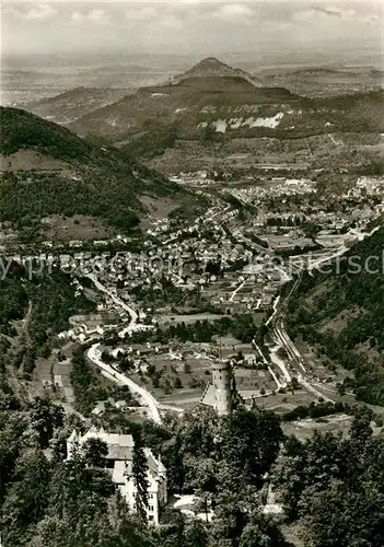 AK / Ansichtskarte Unterhausen_Lichtenstein Echaztal Fliegeraufnahme Unterhausen_Lichtenstein