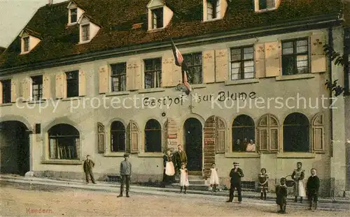 AK / Ansichtskarte Kandern Gasthof zur Blume Kandern