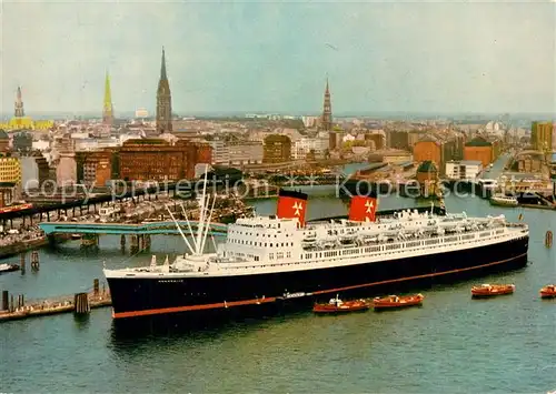 AK / Ansichtskarte Dampfer_Oceanliner Hanseatic Hamburg Atlantik Linie  Dampfer Oceanliner