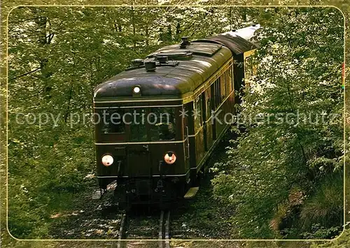 AK / Ansichtskarte Eisenbahn Personenzug Triebwagen NWE T3 Wernigerode  Eisenbahn