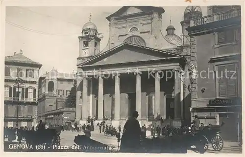 AK / Ansichtskarte Genova_Genua_Liguria Piazza dell Annunziata Genova_Genua_Liguria