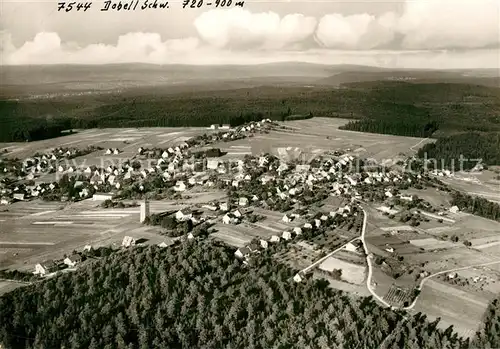 AK / Ansichtskarte Dobel_Schwarzwald Fliegeraufnahme Dobel Schwarzwald