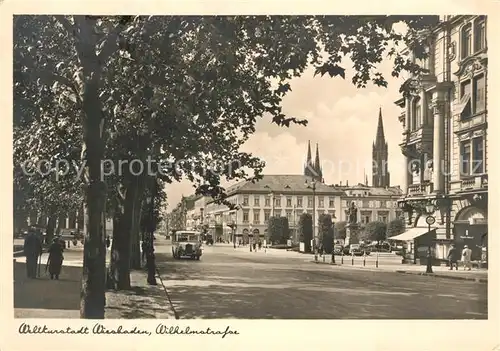 AK / Ansichtskarte Wiesbaden Wilhelmstrasse Wiesbaden