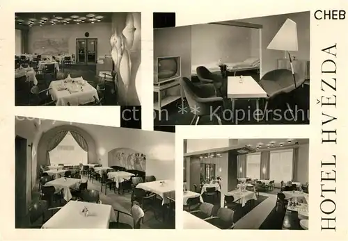 AK / Ansichtskarte Cheb Hotel Hvezda Cheb