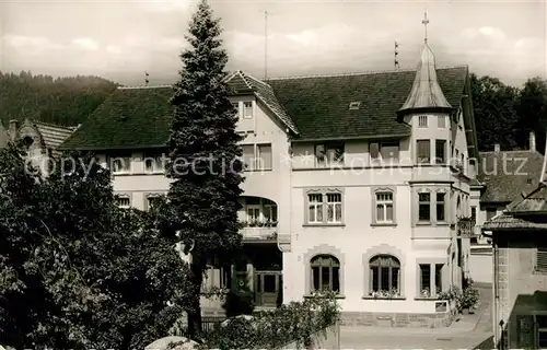 AK / Ansichtskarte Zell_Harmersbach Hotel Hirsch Zell Harmersbach