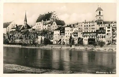 AK / Ansichtskarte Wasserburg_Inn Innpartie Wasserburg Inn