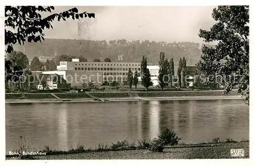 AK / Ansichtskarte Bonn_Rhein Bundeshaus Bonn_Rhein