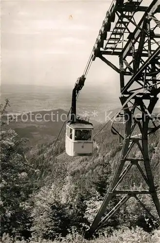 AK / Ansichtskarte Seilbahn Schauinsland Schwarzwald Seilbahn