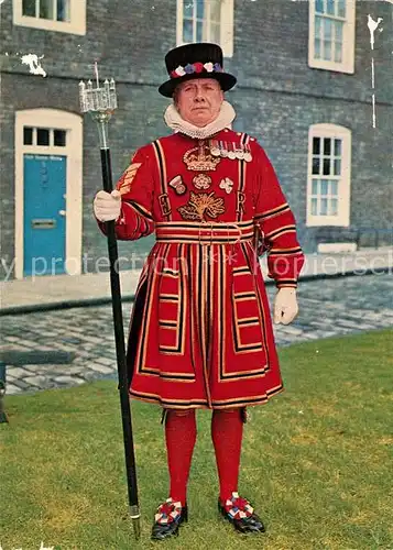 AK / Ansichtskarte Leibgarde_Wache Chief Yeoman Warder Tower of London  Leibgarde Wache