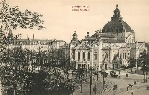 AK / Ansichtskarte Frankfurt_Main Schauspielhaus Frankfurt Main