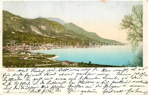 AK / Ansichtskarte Salo_Lago_di_Garda Panorama Gardasee Salo_Lago_di_Garda