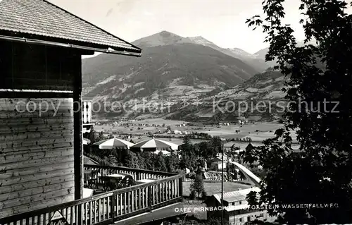 AK / Ansichtskarte Bad_Hofgastein Cafe Pirnbacherhof Bad_Hofgastein